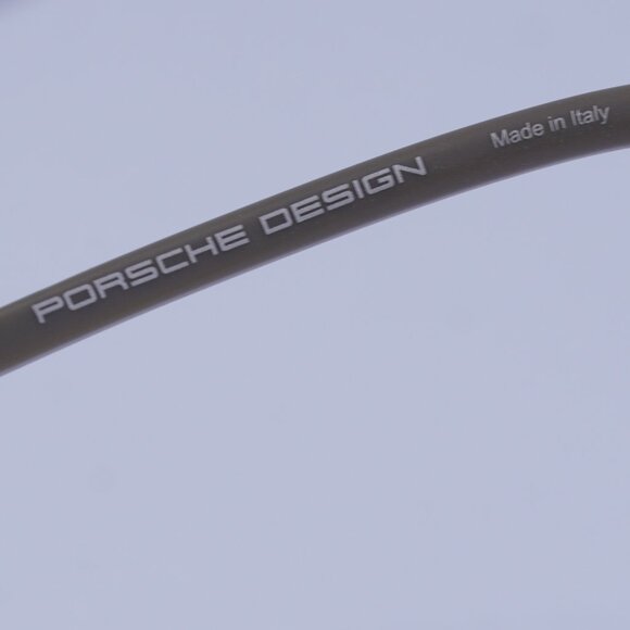 Porsche Design P8365 E Eyeglasses Dark Grey/Black 53mm Square Frame - Picture 8 of 11